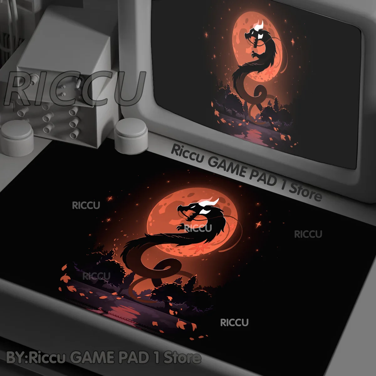 

PC peripherals Chinese Dragond Non-slip Mouse Pad Suitable For Office Computers Laptops E-sports Game Desk Mats XXL Keyboard
