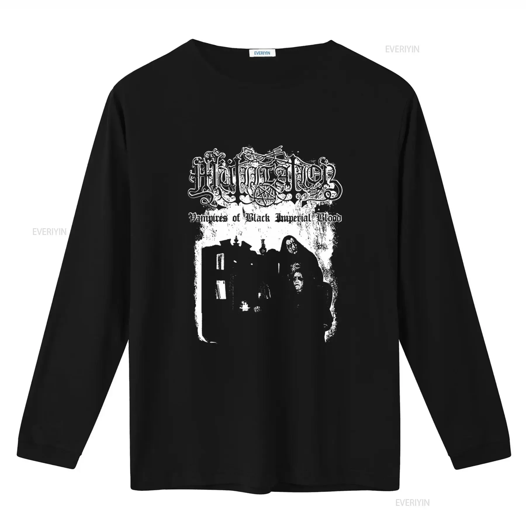 2023 Mütiilation Vampires of Black Imperial Blood Metal Band Gothic T Shirt S 3XL vintage Washed streetwear Slightly Soft
