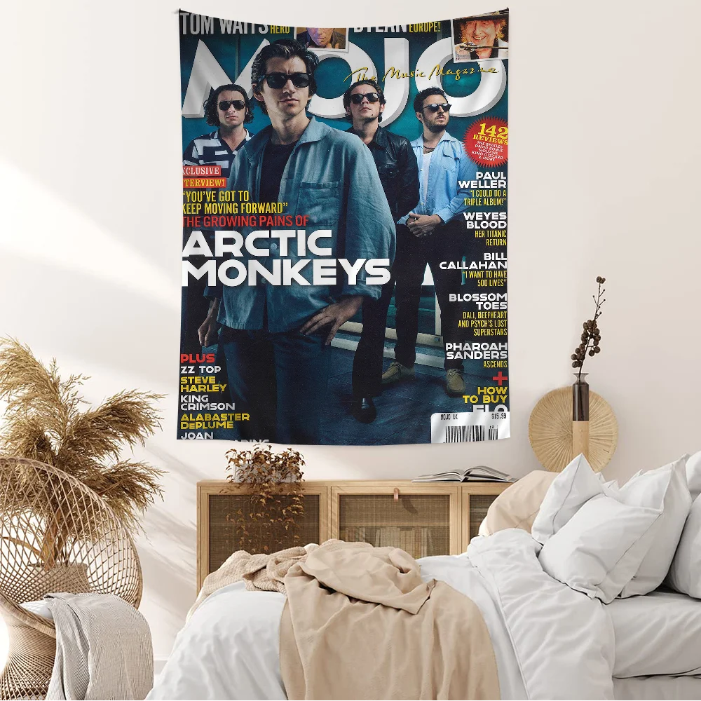 Rock Band A-Arctic M-Monkeys DIY Wall Tapestry Hanging Tarot Hippie Wall Rugs Dorm INS Home Decor