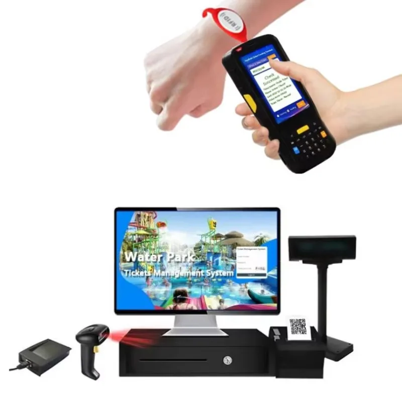 2025 hot sale Ticket Validation Handheld Electronic Bus Ticketing Machine Android Pda Barcode Scanner