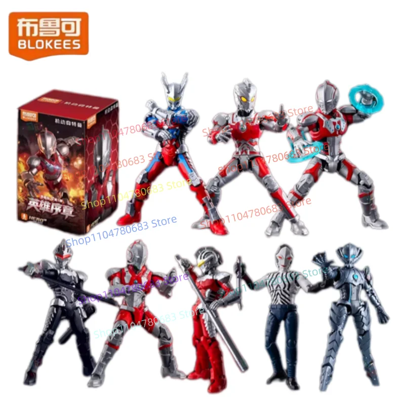 

Конструктор BLOKEES: Ультрамен Стар Эдишн S1, Ультрамен Севен, Ультрамен Зеро — сборная модель, фигурка, ТВ-робот, игрушка, подарок