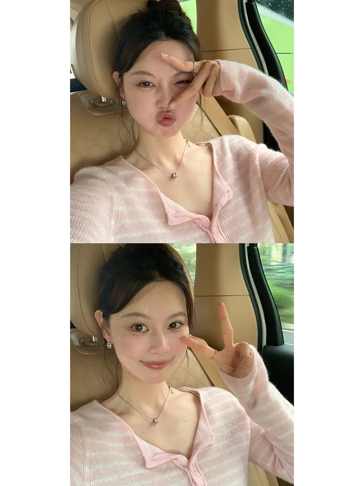 

Seeyouicelandwarm Cozy30 Camere Lightweight Matte Knit Henry Collar Twisted Woolen Sweater for Women Casual Sle Long S...