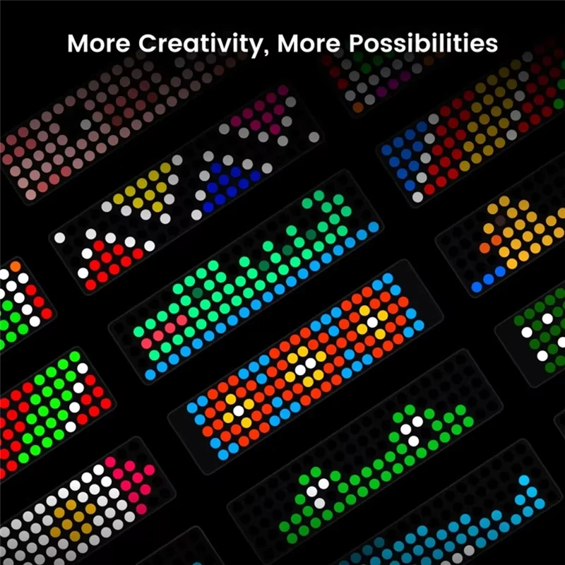 

Stylish-Cube Smart Lamp Lite Wifi Bluetooth Connection APP Control RGB Dynamic Light 16 Million Colors Music Sync