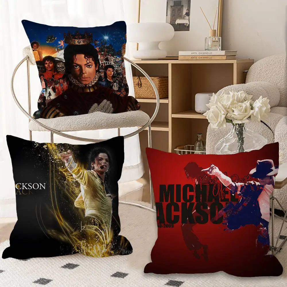 Singer Michael J-Jackson Pillowcase toon Gift Cushion Cover Bedroom Home Sofa Chair Seat Decor pillow case