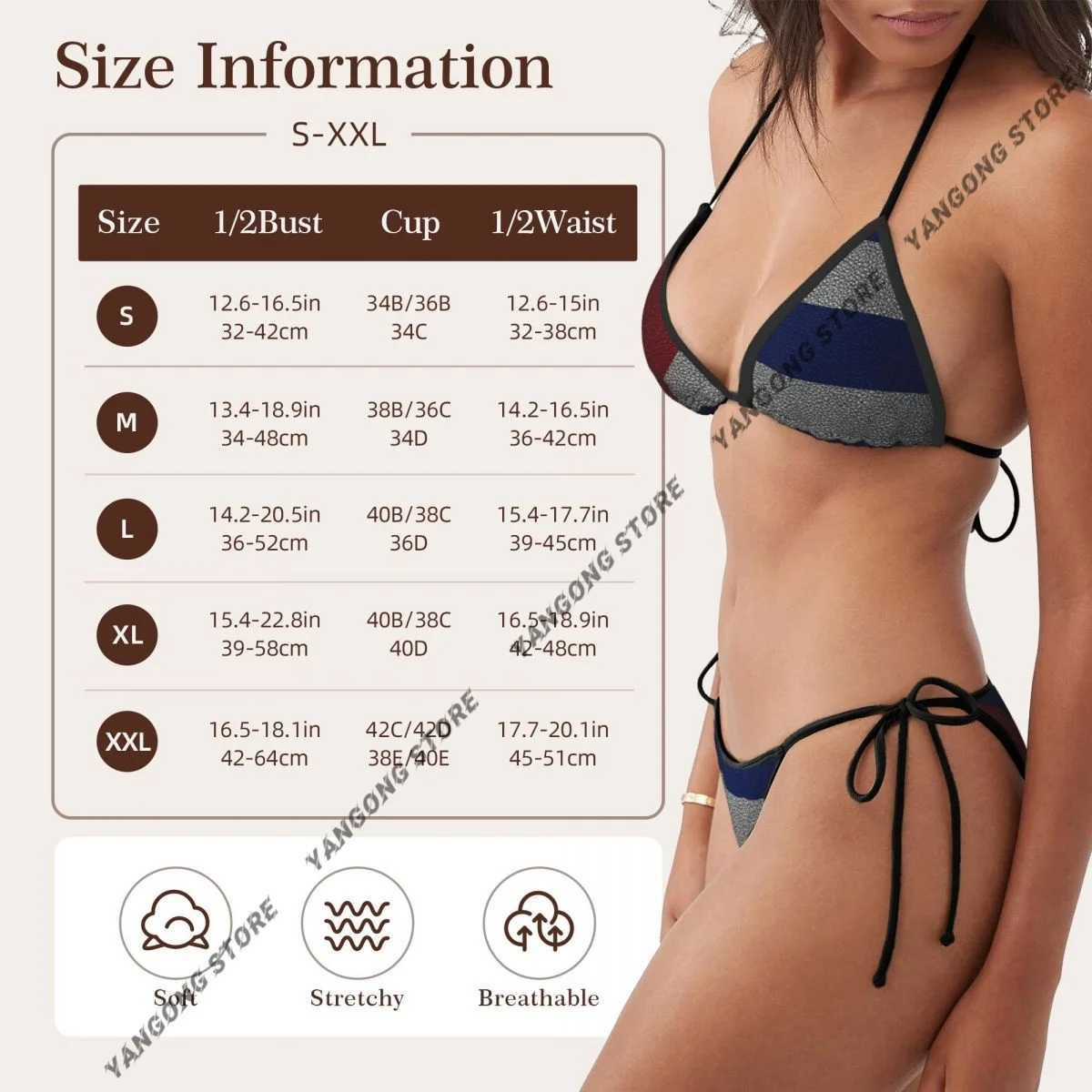 Femme maillots de bain string Bikini ensemble maillots de bain Sexy drapeau de Cuba maillots de bain Triangle pansement femme maillots de bain