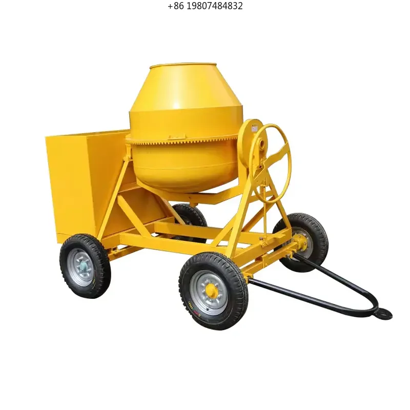 Portable Concrete Mixer Mini Small   Mobile for Construction Projects