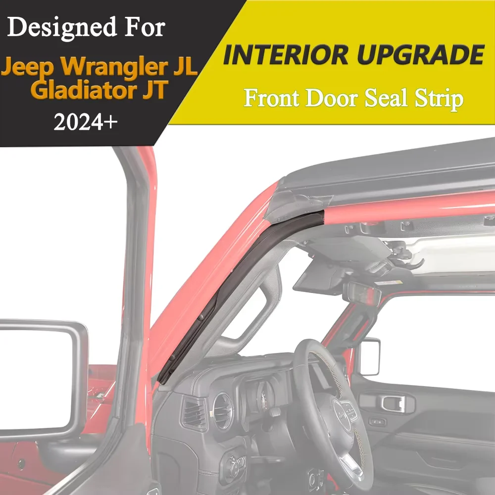 Roof Rain Gutter Extensions Water Rain Diverters for Jeep Wrangler JL JLU Unlimited Sahara Sports Rubicon 2018-2025 Accessories