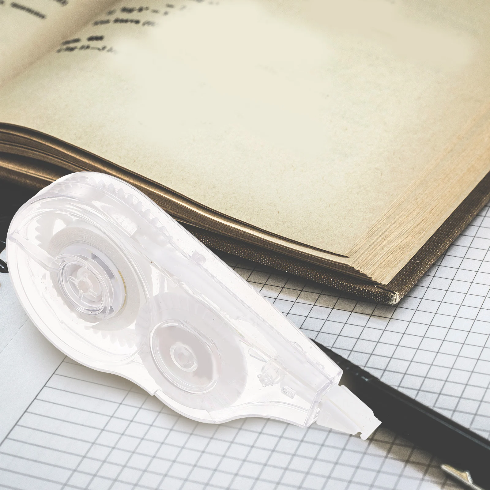 

12Pcs School Stationery Correction Tape Completely White Cover No Shadow Copy Easy Carry Store Small Size Lightweight