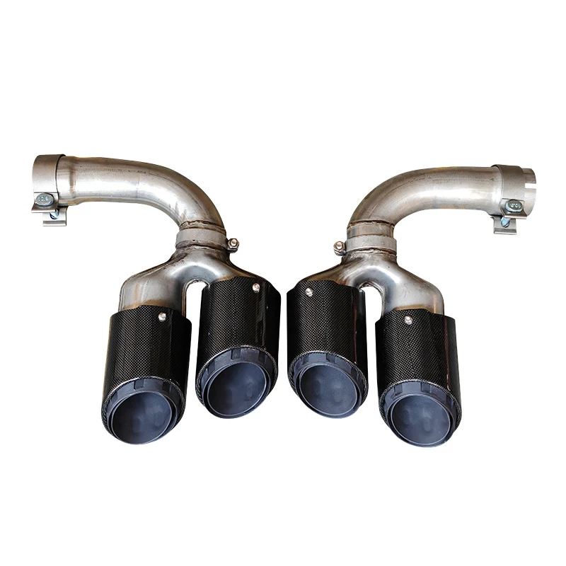 

2018-2025 Car Modification Upgrade Carbon Fiber Exhaust Pipe for Cayenne 9Y0 Coupe