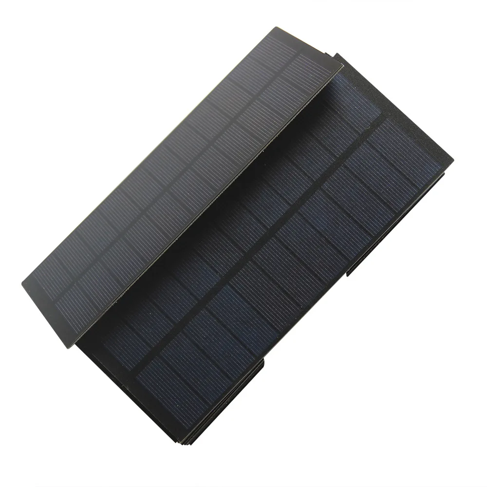 2.2w 5.5v célula solar policristalina diy carregador de painel solar para bateria 3.7v & sistema de iluminação solar 188*78.5mm 100 peças
