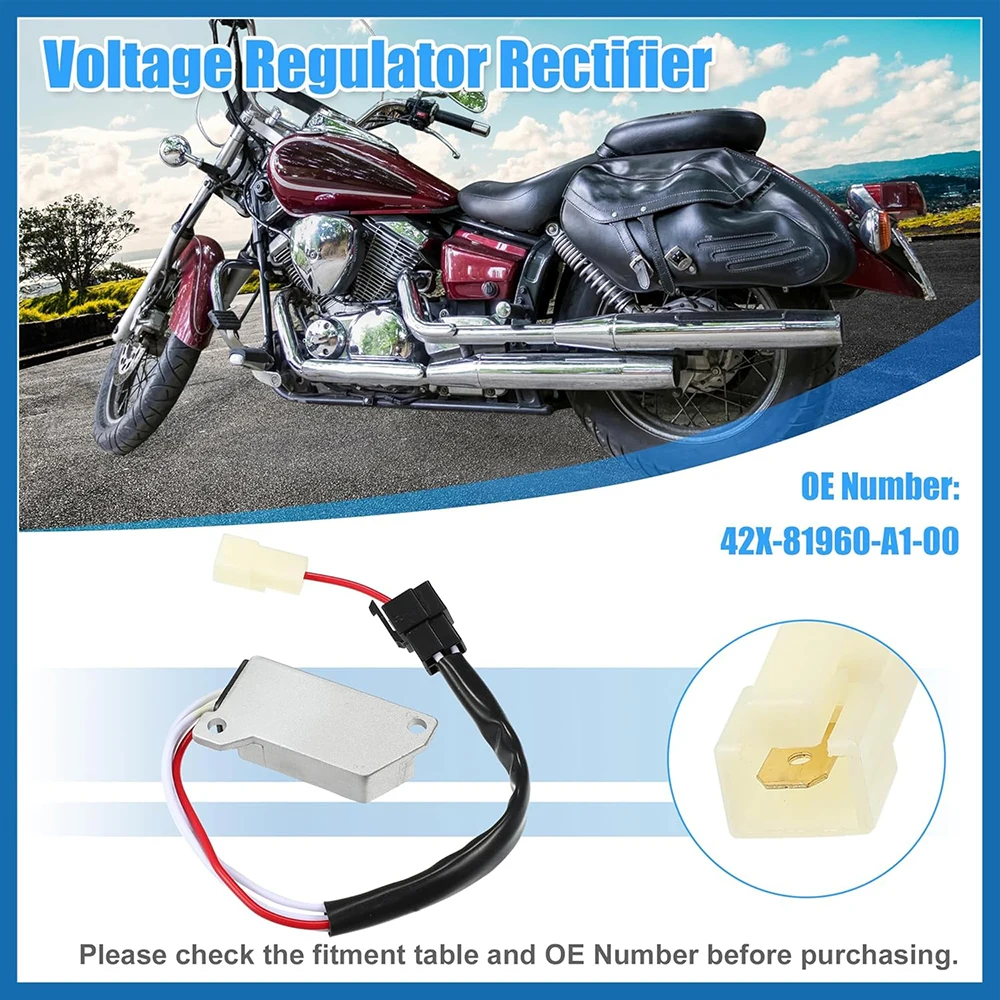 

42X-81960-A1-00 Motorcycle Voltage Regulator Rectifier For Yamaha Virago XV1000/XV535/XV700/XV750 V-Max VMX1200 1984-1996