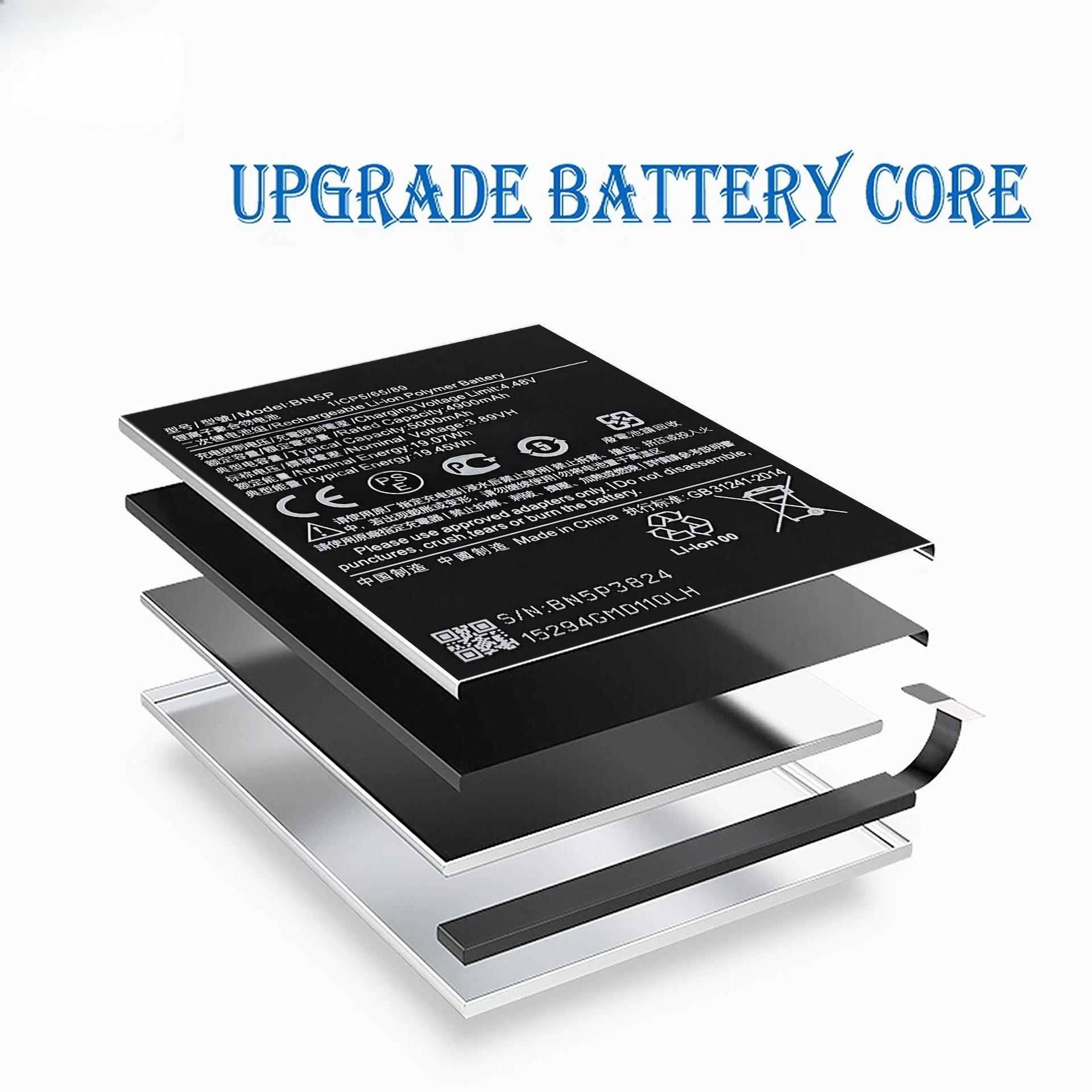 High-Performance Replacement Mobile Phone Battery BN5P 5000mAh Battery for Xiaomi Redmi Note 13 Note13