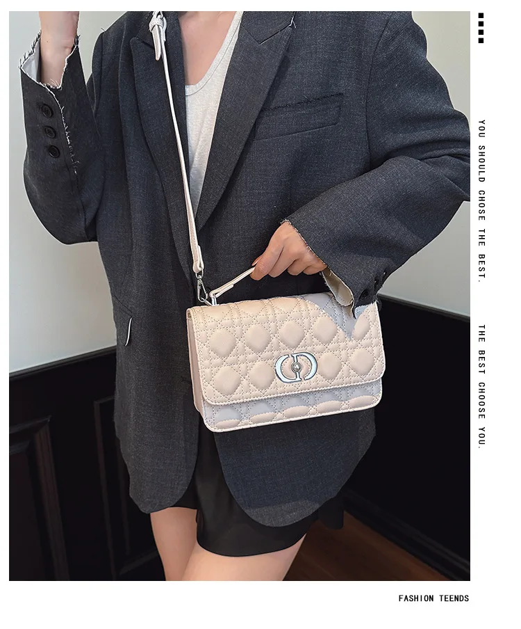 

2025 Classic Quilted Shoulder Bag for Women, Luxury Chain Strap Purse, Elegant Y2K Inspired Crossbody Bag
