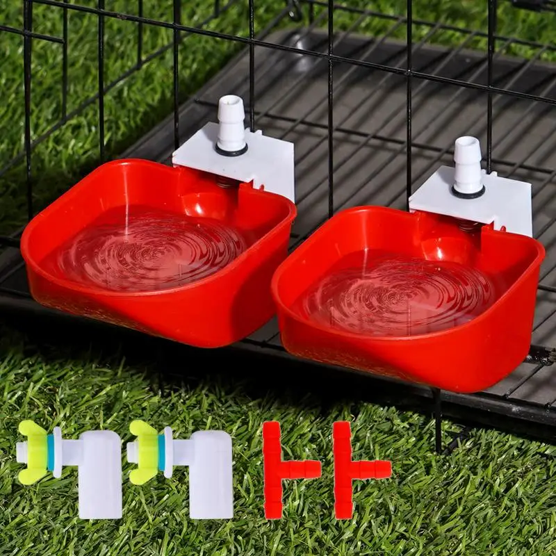 5 قطعة التلقائي الدجاج بطة وعاء للشرب أوزة بطة الدجاج شرب كوب سقي مزرعة تركيا السمان الدواجن أطباق مياه الشرب #1