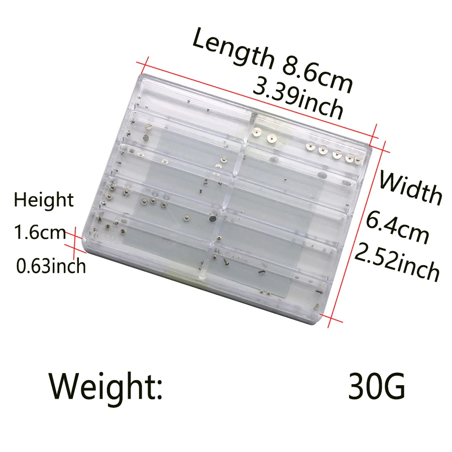 Watch accessories 46941/43 series multi specification boxed watch movement screw NO.8067