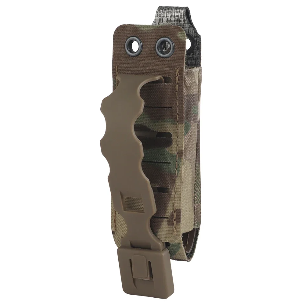 Bolsa portacargadores táctica MOLLE elástica para 9mm y linterna - imagen 5