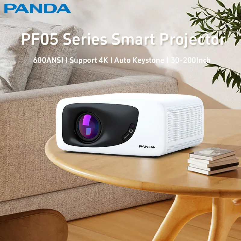 

Поддержка проектора PANDA 4K 600 ANSI Android 13.0 с автофокусом/ключевым камнем, родной Wi-Fi 6 PF05, проектор 1920*1080P, умный фильм на открытом воздухе