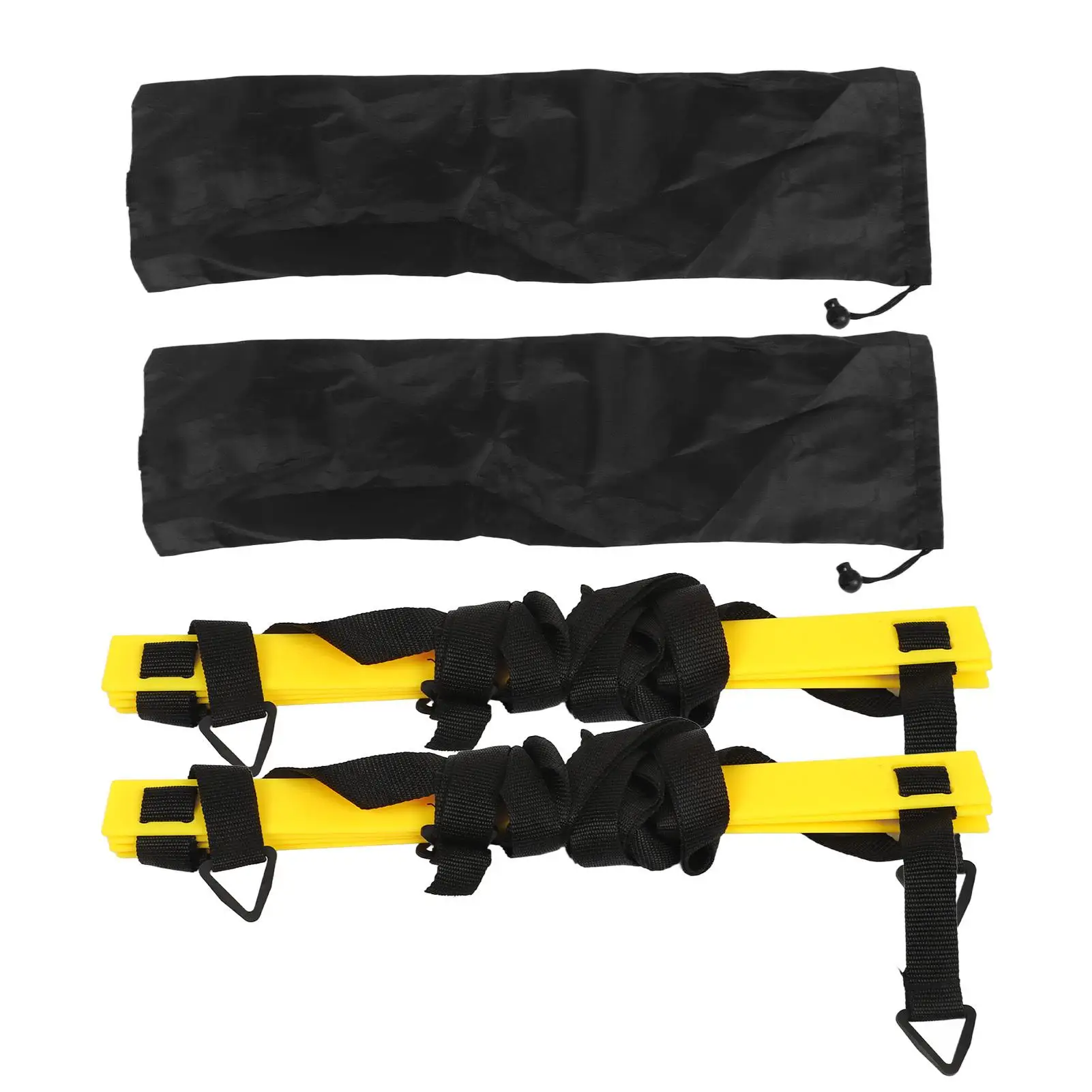 

2PCS Agility Training Ladder Speed Training Equipment for soccer with Triangle Buckle Bag PP Nylon Material