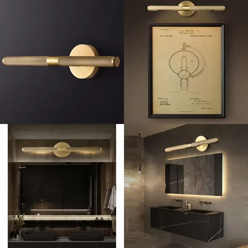 Nordic Decorative Wall Lamp Gold Art Deco Brass Sconce Solar Hotel Lighting Fixture Modern Interior Design Ambient Light