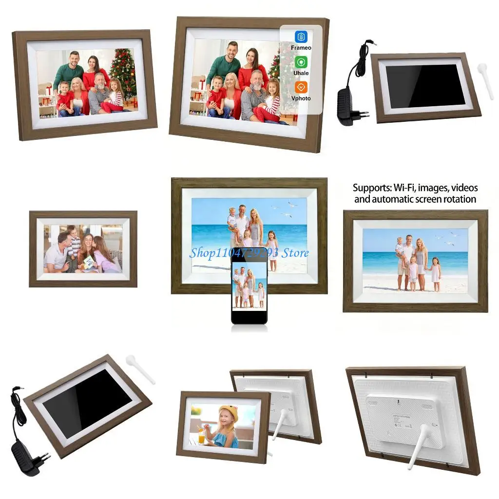 

Y2GD 10.1inch Digital Photo Frame Intelligent WiFi App Controlled For Photo Sharing