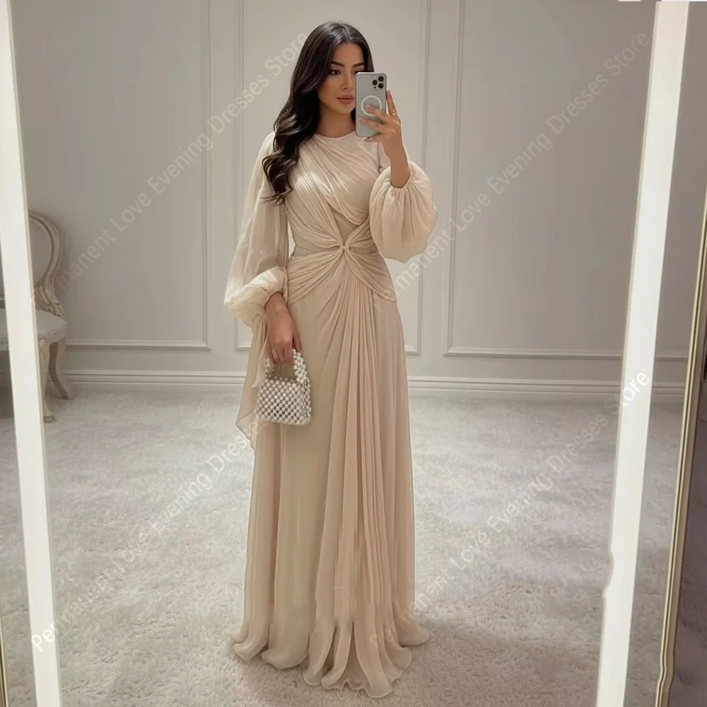 فساتين سهرة نسائية متواضعة موديل 2026 بأكمام طويلة رائعة فساتين حفلات رسمية لحفلات الكوكتيل فيستدوس دي نوش مخصصة