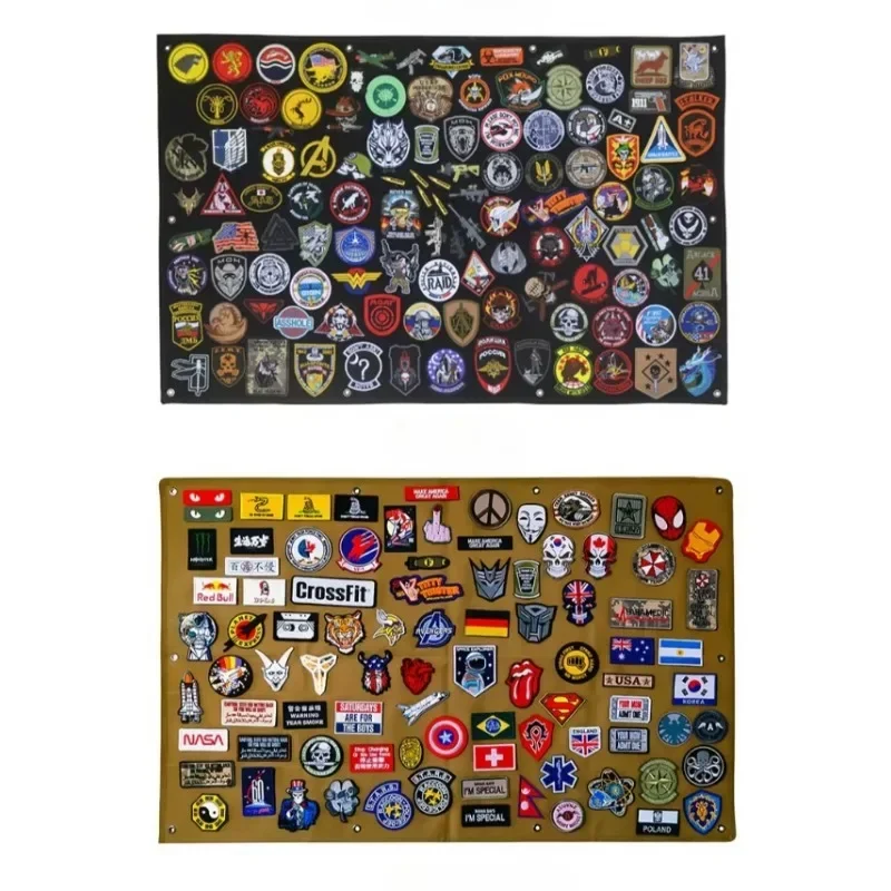 Collection Display Board Armband Patch Collection Display Board With Wall Hanging Holes Wall-mounted Storage Board
