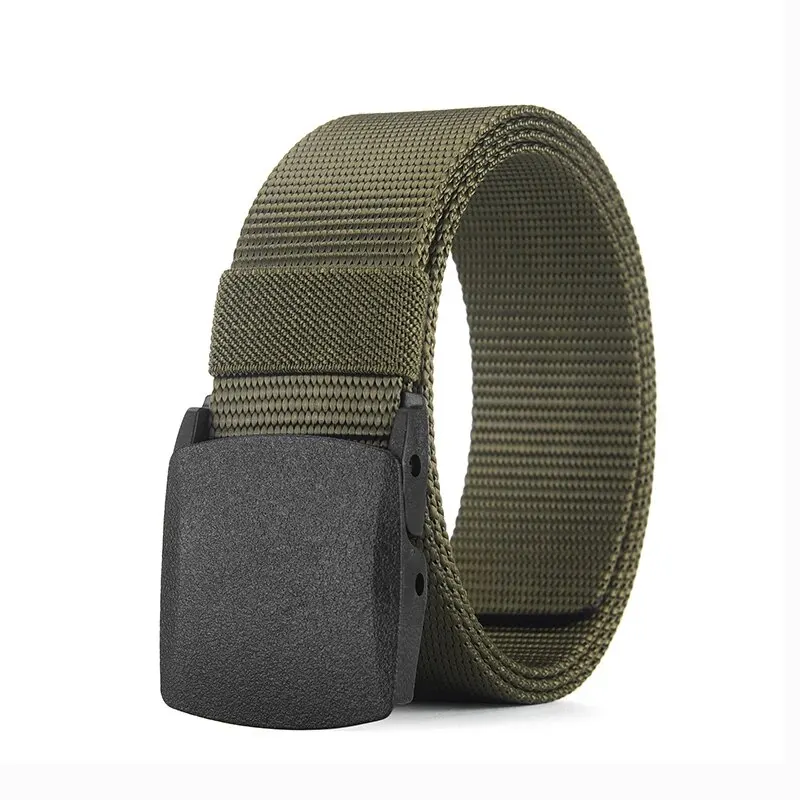 Männer Gürtel Outdoor Casual Leinwand Gürtel Metall Freies Training Nylon Taktische Gürtel Mit Hosen Jeans Gürtel Sport Gürtel Für Männer frauen