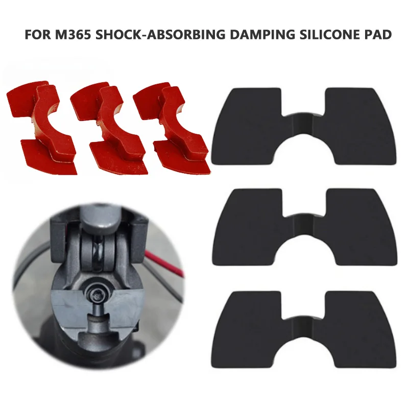 3Pcs Electric Scooter M365 Shake Reducers for XIAOMI M365 1s PRO Front Fork Damping Rubber Pad Fold Cushion M365 Parts