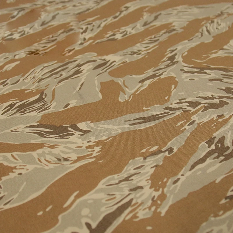 500D نايلون أزرق أسود الصحراء النمر شريط التمويه قماش نسيج مقاوم للماء الأمتعة سترة حقيبة مقاومة للاهتراء التكتيكية DIY بها بنفسك