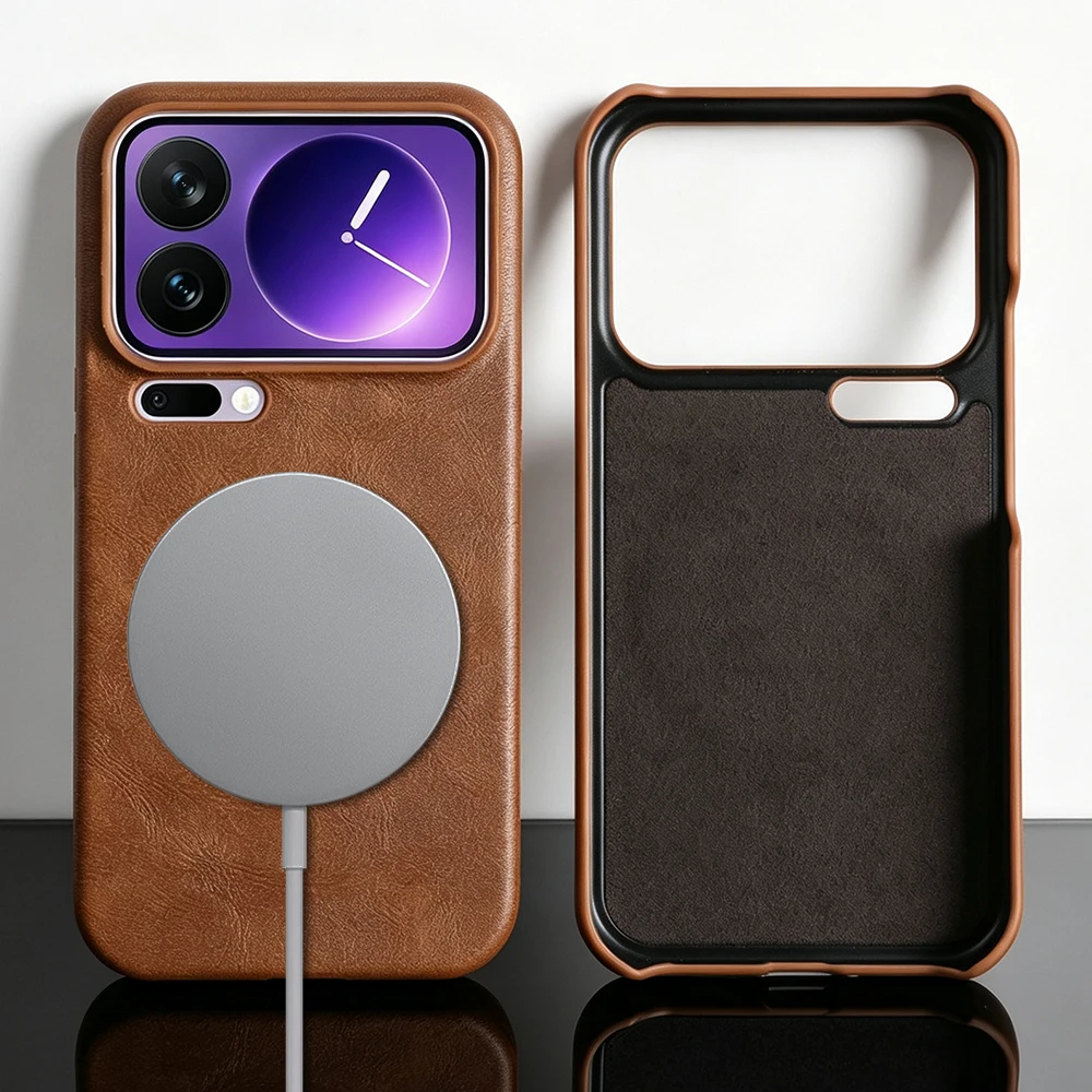 Magnetic Leather Case for Xiaomi 17T Pro 17 Pro Max 13 14 15 Ultra 13T 14T 15T 12X 12S 15S Pro 11 12 13 Lite Phone Case Cover