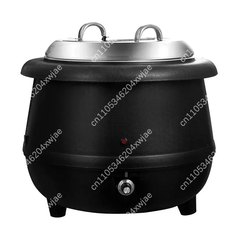 10L Electric Soup Kettle Buffet Server Warme Stainless Steel Hot Beverage Dispenser for Hotel Restaurant