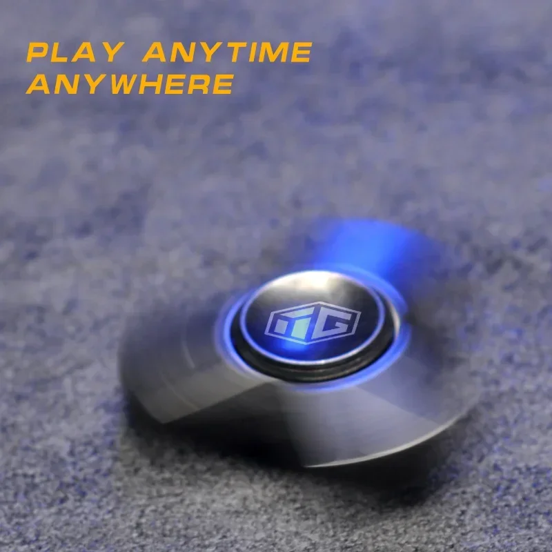 Stainless Steel Metal Hand Spinner Anti-anxiety EDC Fidget Toy for Adult Children Creative Metal Triangle Stress Relief Toy