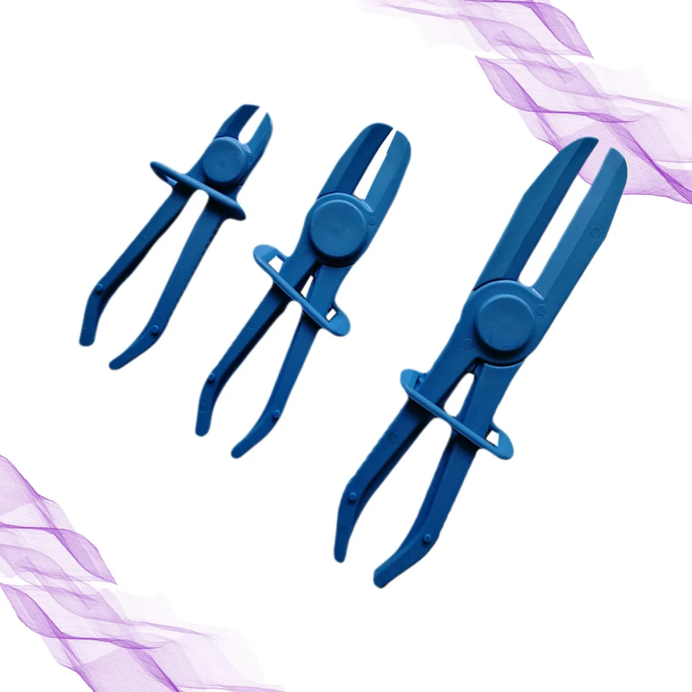 

3Pcs Professional Car Sealing Plier Arc Design No Damage to Hose Linings for Brake Heater Radiator Air Conditioning