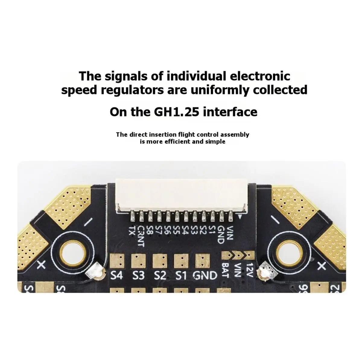 THANKSGIVING DAY HGLRC SPECTER 12S 8-Channel V2 Power Distribution Board with Dual BEC Channels for SPECTER 90A ESC
