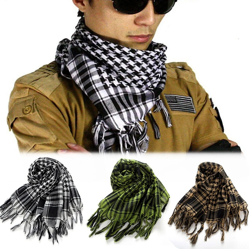 Arab Army Neck Scarf Palestine KeffIyeh Shemagh Tactical Scarf Military