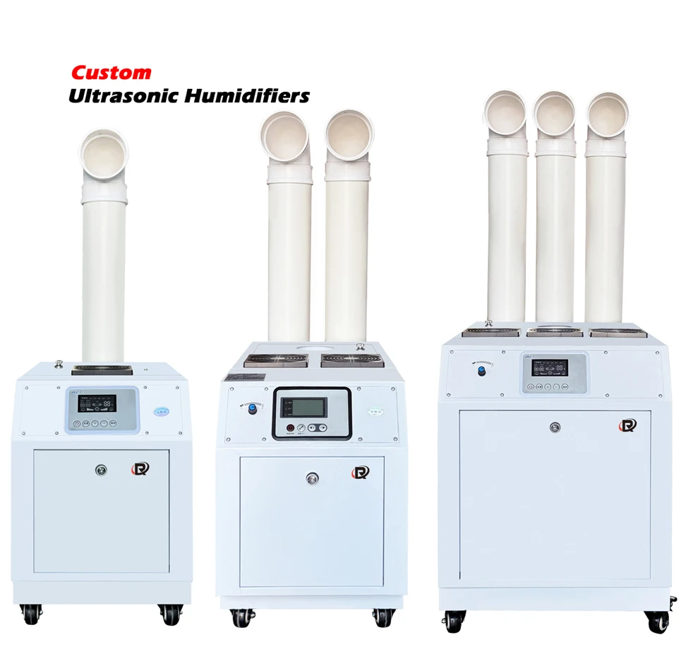 35kg/H Hot Sale 3 Pipes Ultrasonic Humidifiers Humidity Control Plants Humidifiers for Industrial and Mushroom