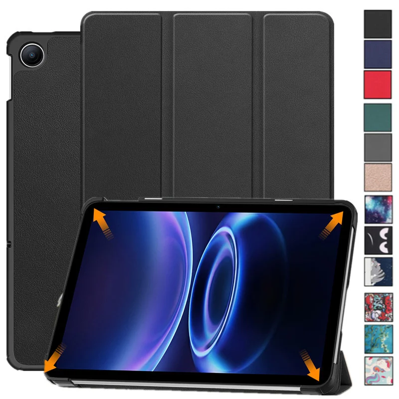 Slim Folding Stand PU Leather Flip Case For Xiaomi Redmi Pad 2 9.7 inch Cover Hard Plastic Back Shell Funda Coque Capa