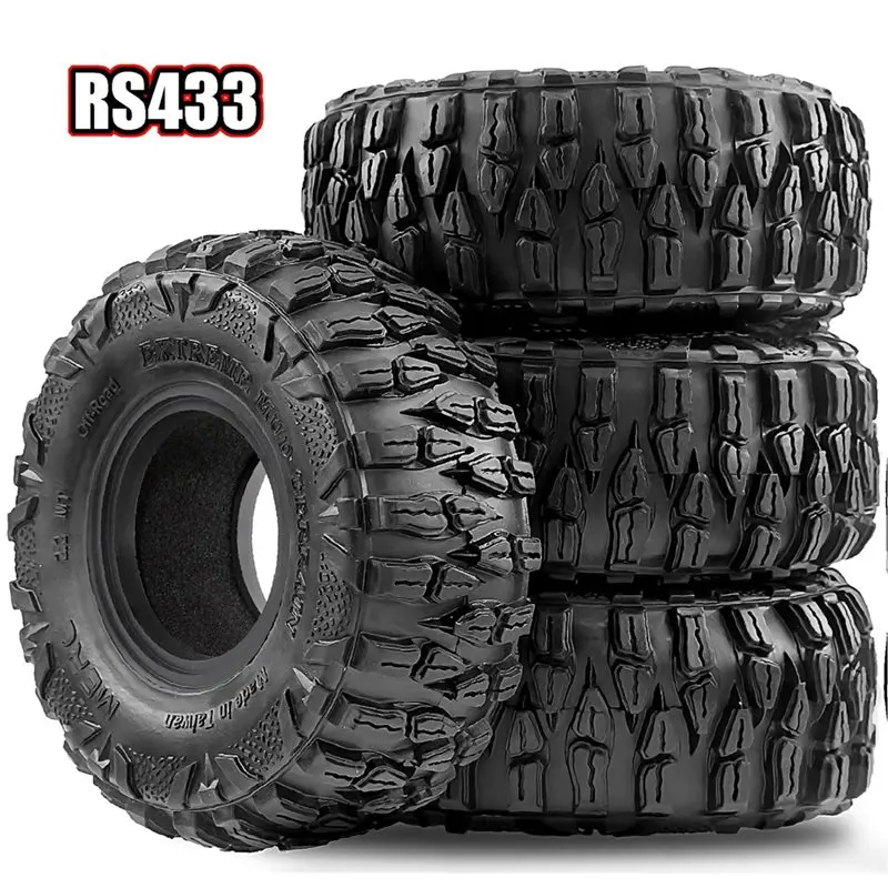 Super Grip Soft Tyres For Axial SCX10 90047 D90 TF2 Tamiya CC01 TRX4- 2.2