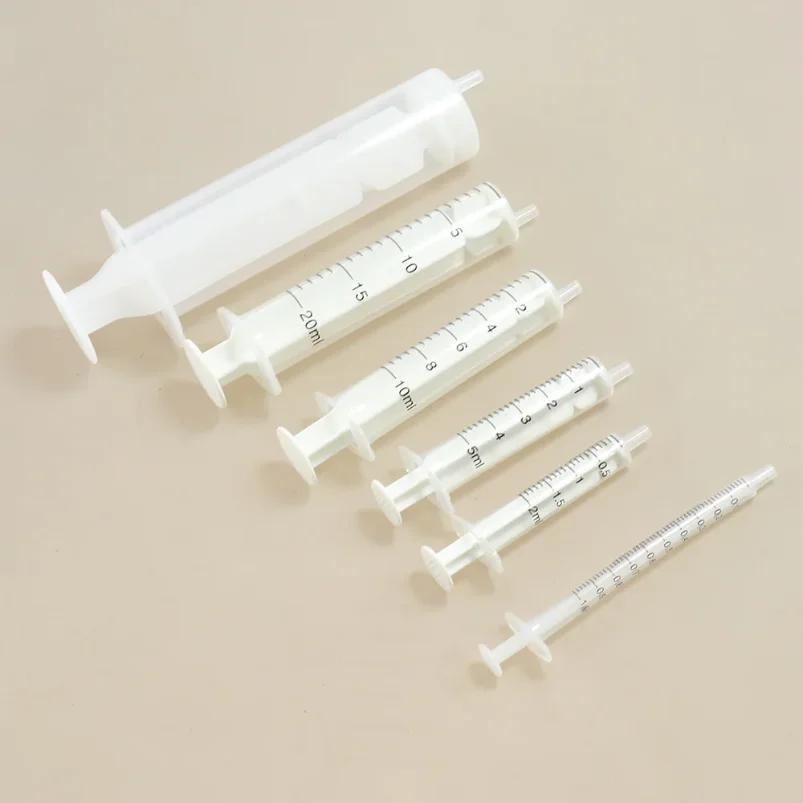 Experimental HPLC syringe Sampler Liquid Chromatography Sampling Filter Plastic PP Without Rubber Stopper Syringe