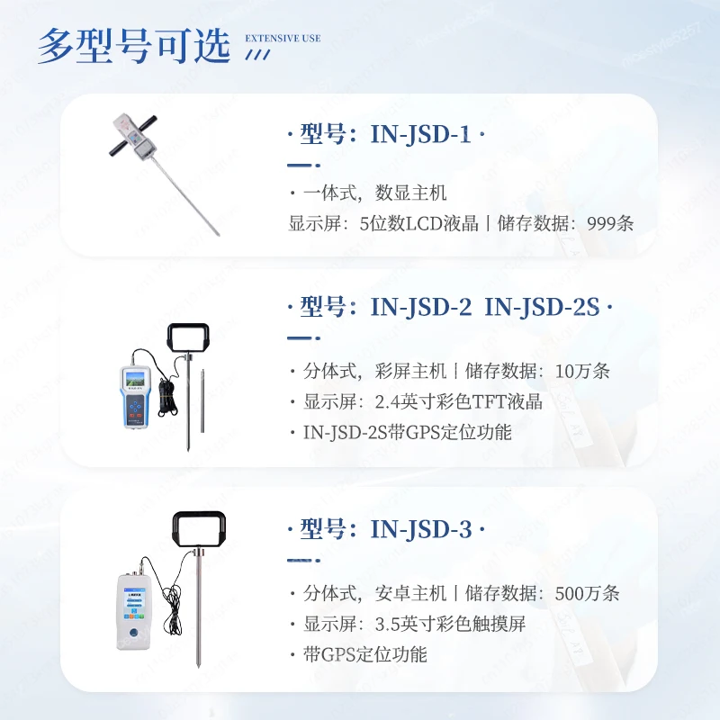 Soil compactness tester Soil firmness hardness tester PH temperature and humidity monitoring and testing instrument
