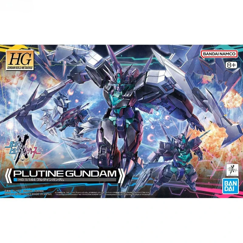 

BANDAI Gundam Original Box Assembly Toy HG1/144 Creation War Meta Universe Steel Pula GBM 06 Pluto Nine Gundam Anime Peripheral
