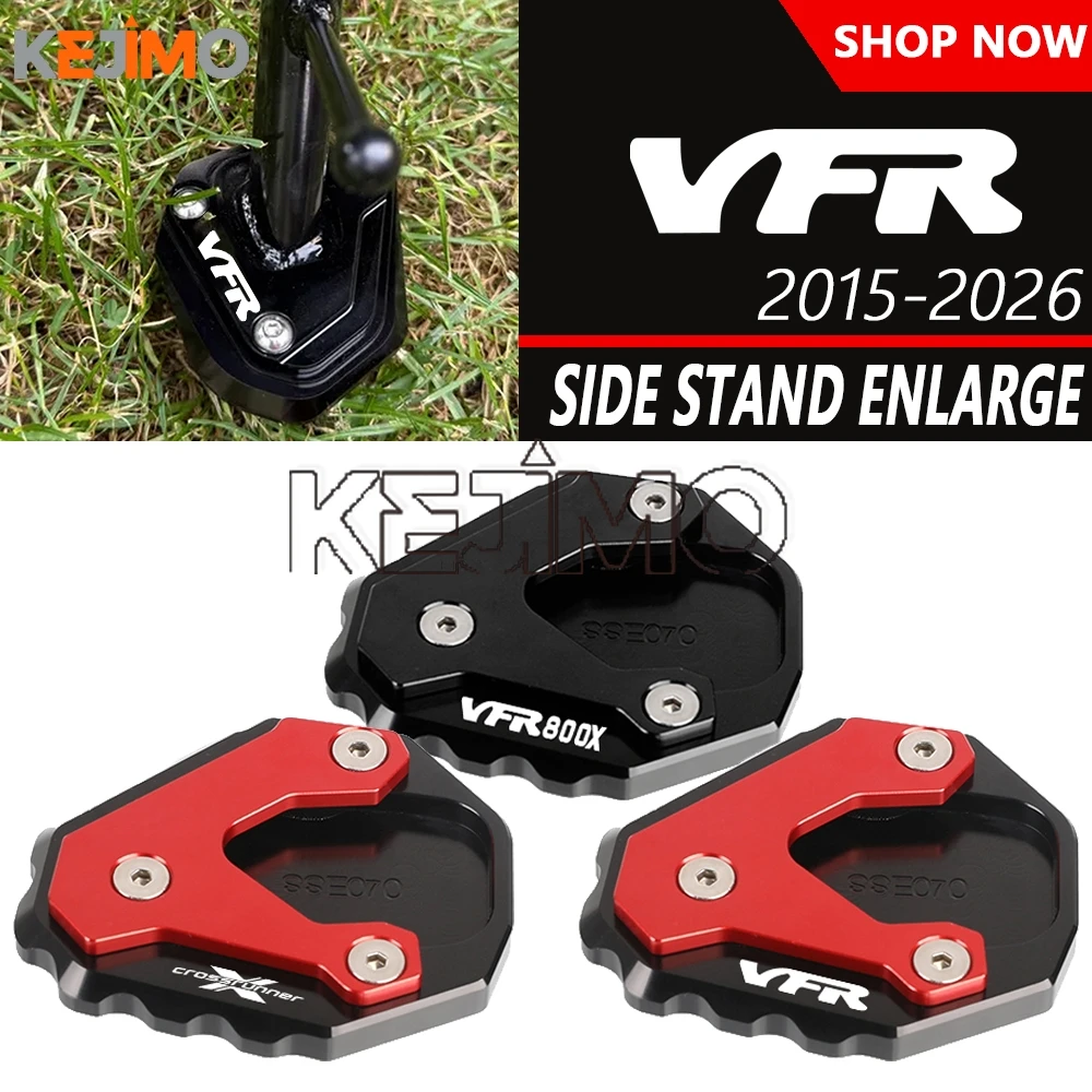 

Kickstand Foot Side Stand Extension Pad Support Plate Motorcycle FOR HONDA VFR800X VFR 800X Crossrunner 2015-2026 2025 2024 2023