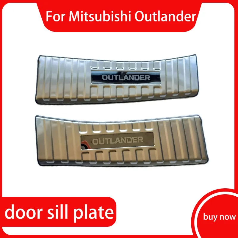 

Stainless Steel Car Door Sill Scuff Plate Cover For Mitsubishi Outlander 2022