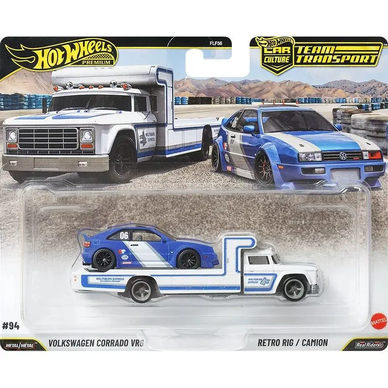

Hot Wheels Car VOLKSWAGEN CORRADO VR6 RETRO RIG/CAMION 1/64 Metal Die-cast Model Toy FLF56