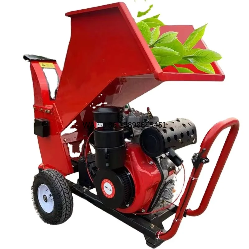 Tractor Tree Branches and Processing PTO Wood Chipper Shredder With Professional BladesThe garden shredder is selling well