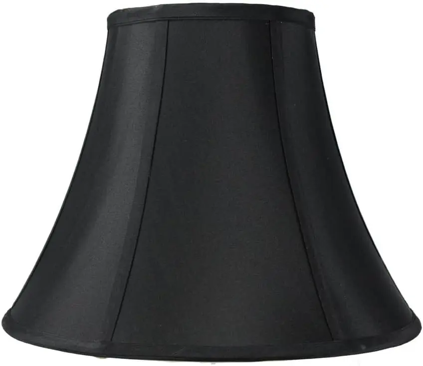 

Черный абажур 7x14x11 с золотистой отделкой и латунным креплением-пауком - идеально подходит для небольших настольных ламп, ламп для рабочего стола и т.д.