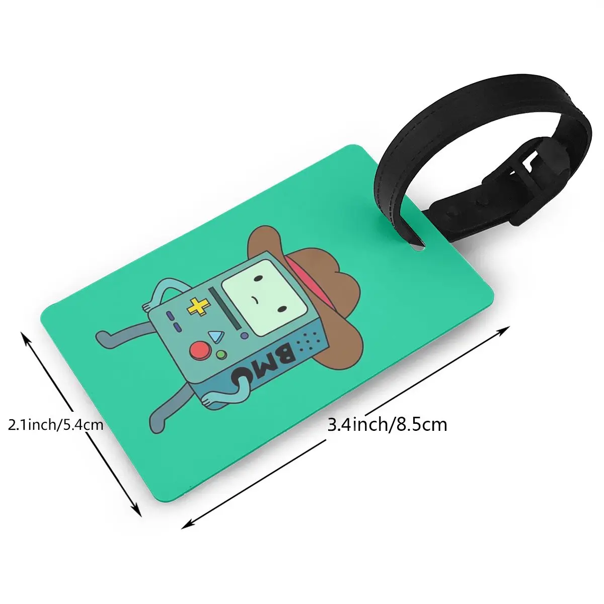 BMO IPhone กรณีแท็กกระเป๋าเดินทางกระเป๋าเดินทางอุปกรณ์เสริม PVC น่ารัก Baggage Boarding Tag แบบพกพาผู้ถือป้าย ID ชื่อที่อยู่