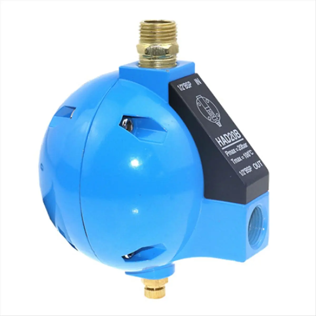 HAD20B Compressed Air Automatic Float Drain Valve 1/2Inch 400L/M Condensate Water Machine-A56M