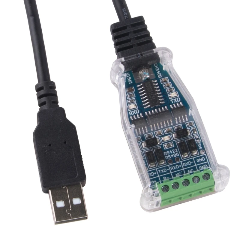 Cable adaptador módulo serie USB a RS485 con chip FT232RL Cable comunicación convertidor bloque terminales USB a
