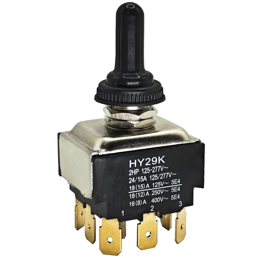 

Sleekly Designed TPDT Toggle Switch with Dustproof Features Ensures Reliable Operation Across Diverse Applications